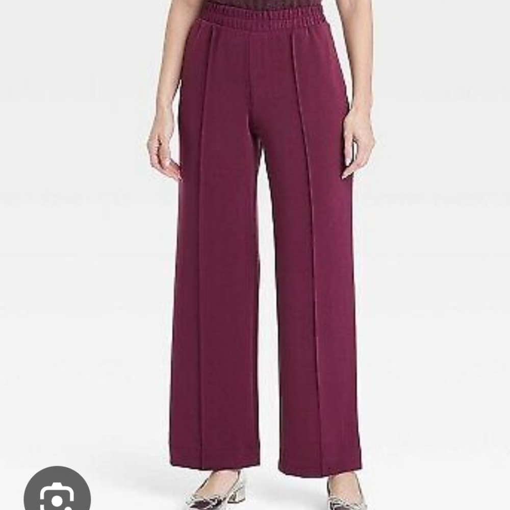 High Waist Wide Leg Trousers